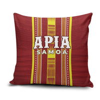 Apia Samoa Pillow Cover Samoan Tribal Pattern LT05 Red - Polynesian Pride