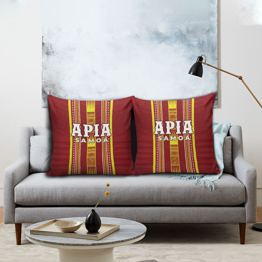 Apia Samoa Pillow Cover Samoan Tribal Pattern LT05 - Polynesian Pride