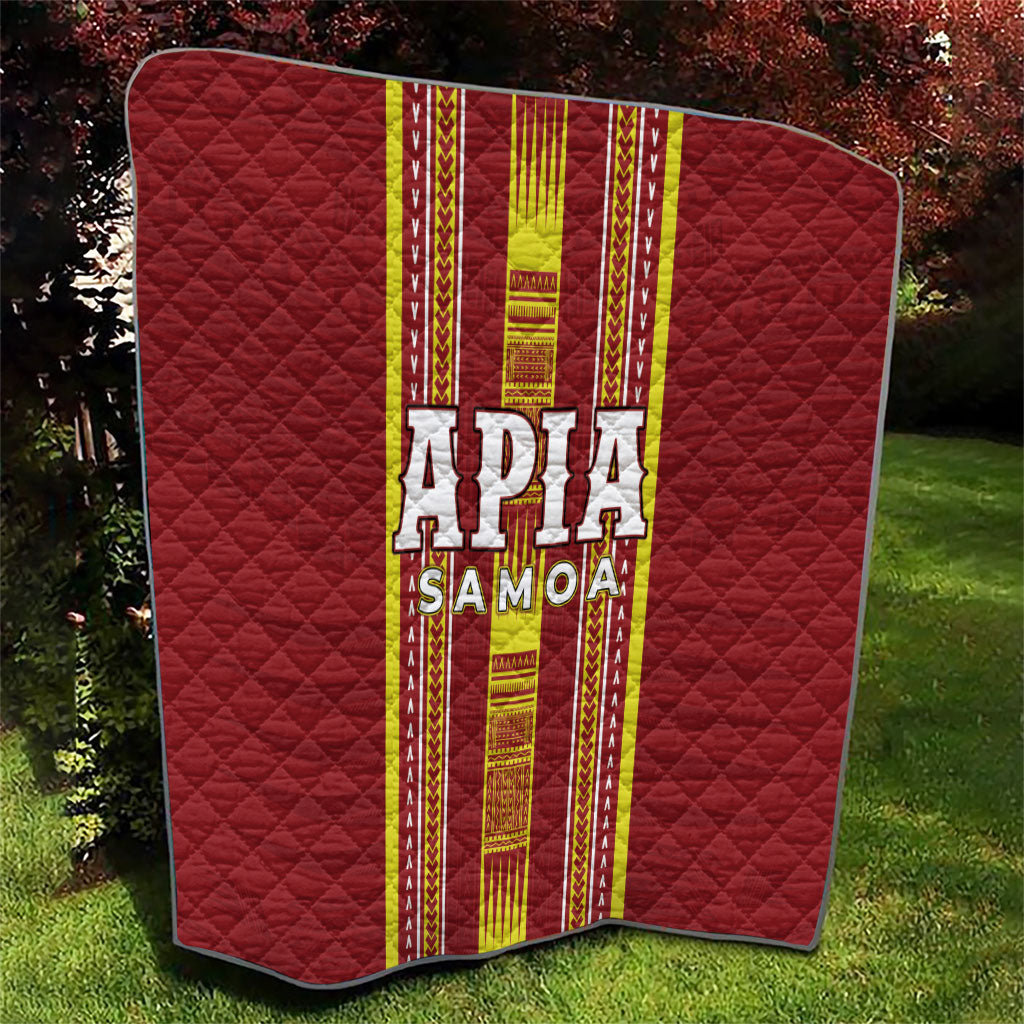 Apia Samoa Quilt Samoan Tribal Pattern LT05 - Polynesian Pride
