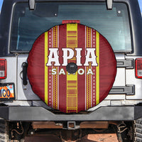 Apia Samoa Spare Tire Cover Samoan Tribal Pattern