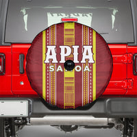 Apia Samoa Spare Tire Cover Samoan Tribal Pattern