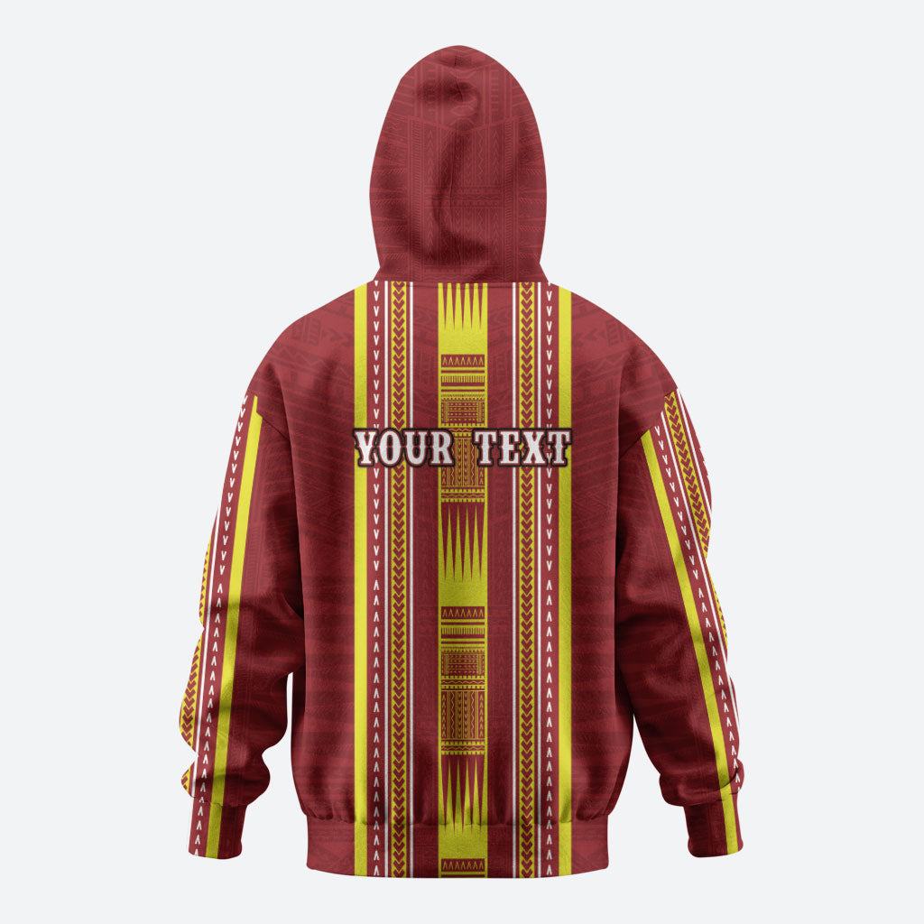Personalised Apia Samoa Zip Hoodie Samoan Tribal Pattern LT05 - Polynesian Pride