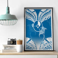 FSM Yap Constitution Day Canvas Wall Art Polynesian Batoids LT05 - Polynesian Pride