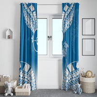 FSM Yap Constitution Day Window Curtain Polynesian Batoids LT05 - Polynesian Pride