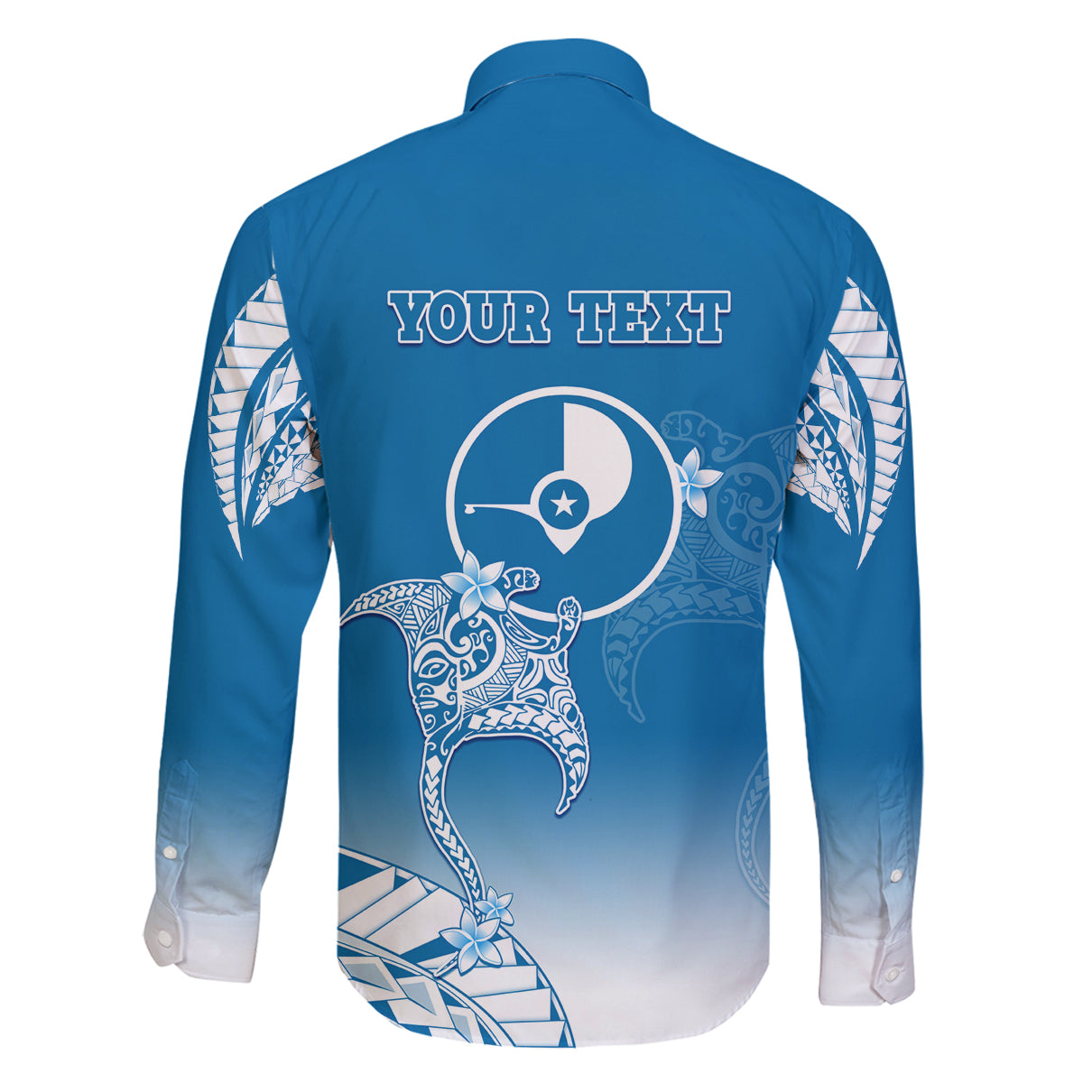 Personalised FSM Yap Constitution Day Family Matching Puletasi Dress and Hawaiian Shirt Polynesian Batoids LT05 - Polynesian Pride