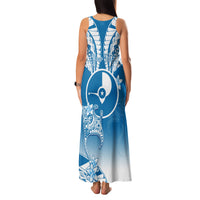 Personalised FSM Yap Constitution Day Family Matching Tank Maxi Dress and Hawaiian Shirt Polynesian Batoids LT05 - Polynesian Pride
