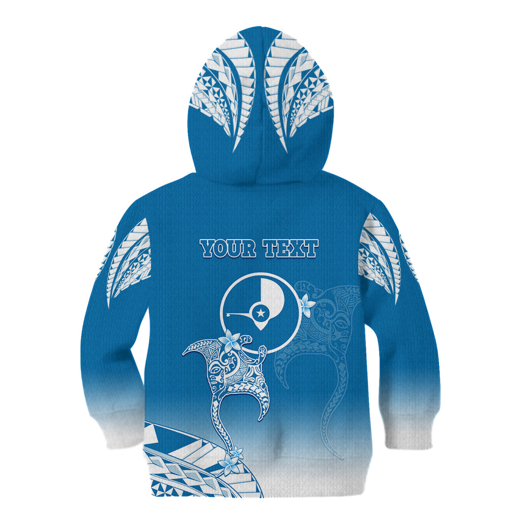 Personalised FSM Yap Constitution Day Kid Hoodie Polynesian Batoids LT05 - Polynesian Pride