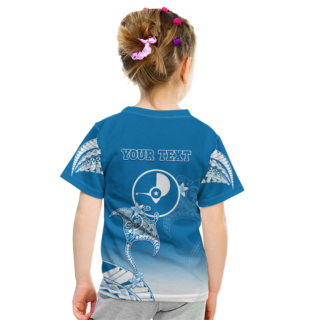 Personalised FSM Yap Constitution Day Kid T Shirt Polynesian Batoids LT05 - Polynesian Pride