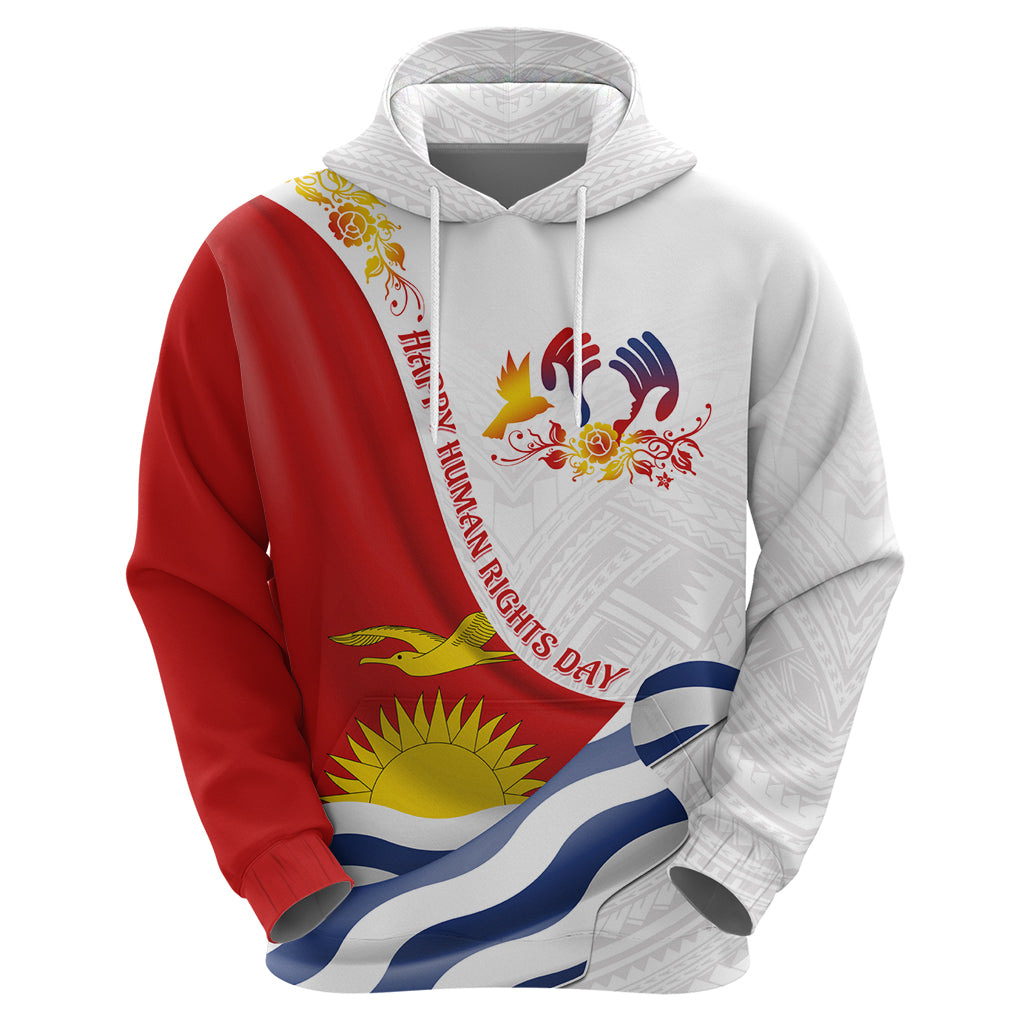 Personalised Kiribati Human Rights Day Hoodie Polynesian Style LT05 - Polynesian Pride