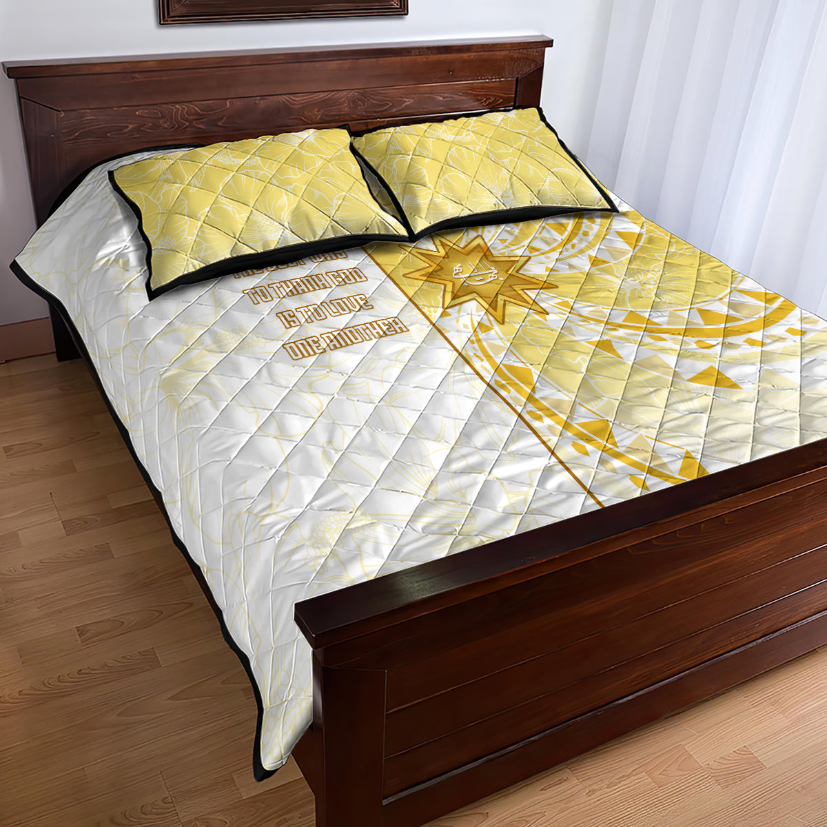 Polynesia Quilt Bed Set Bahai Faith Symbol LT05 - Polynesian Pride