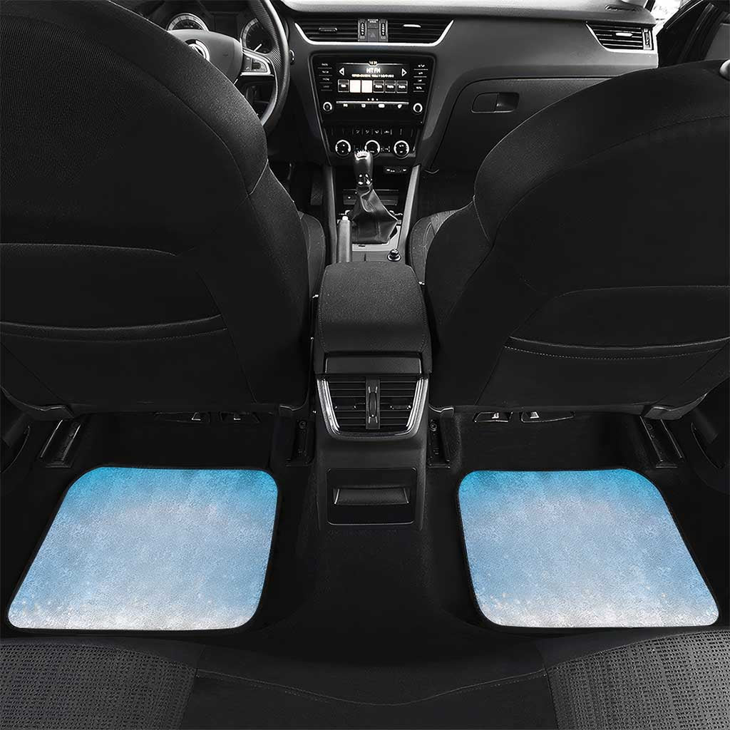 Fiji Christmas Car Mats Snow Globe With Fijian Santa LT05