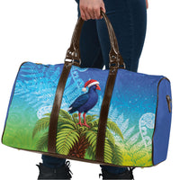 New Zealand Christmas Travel Bag Pukeko With Ponga Tree Silver Fern LT05 - Polynesian Pride