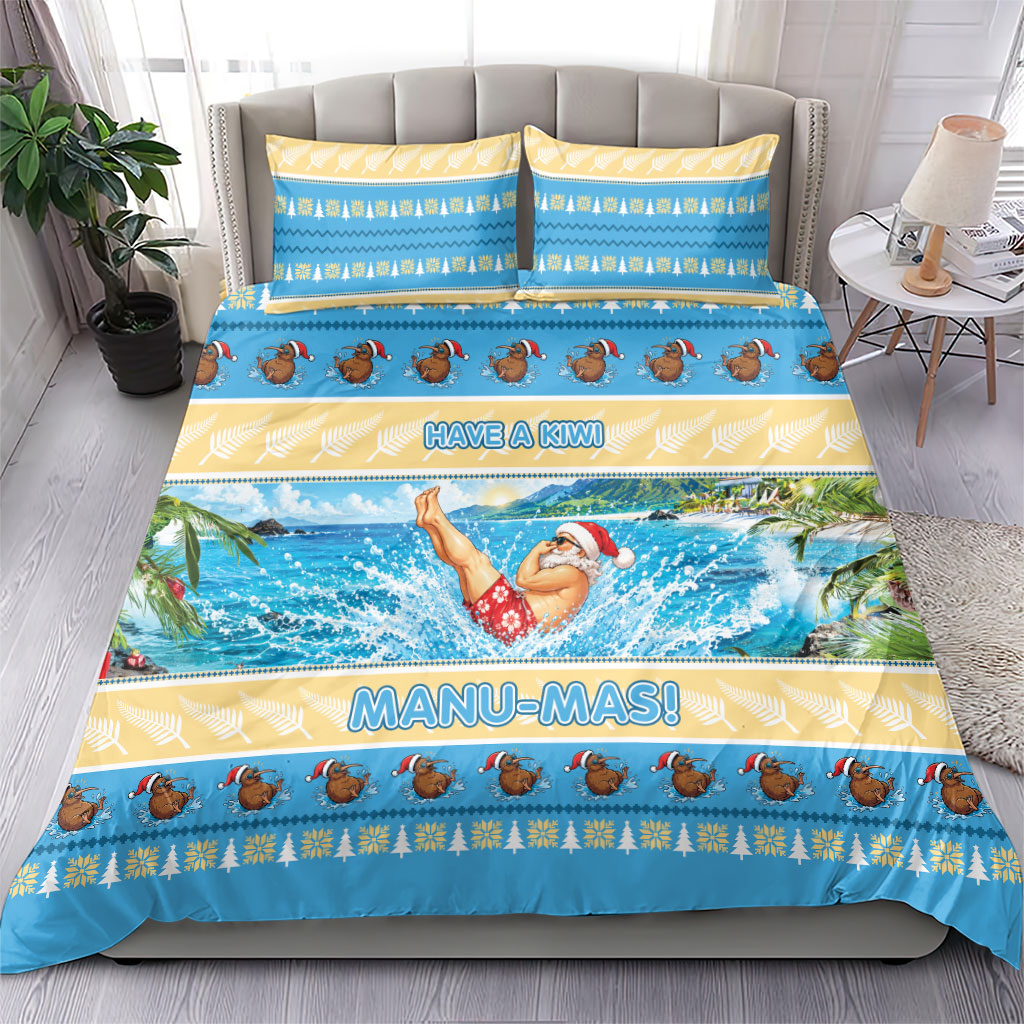 New Zealand Christmas Bedding Set Have A Kiwi Manu-Mas LT05 - Polynesian Pride