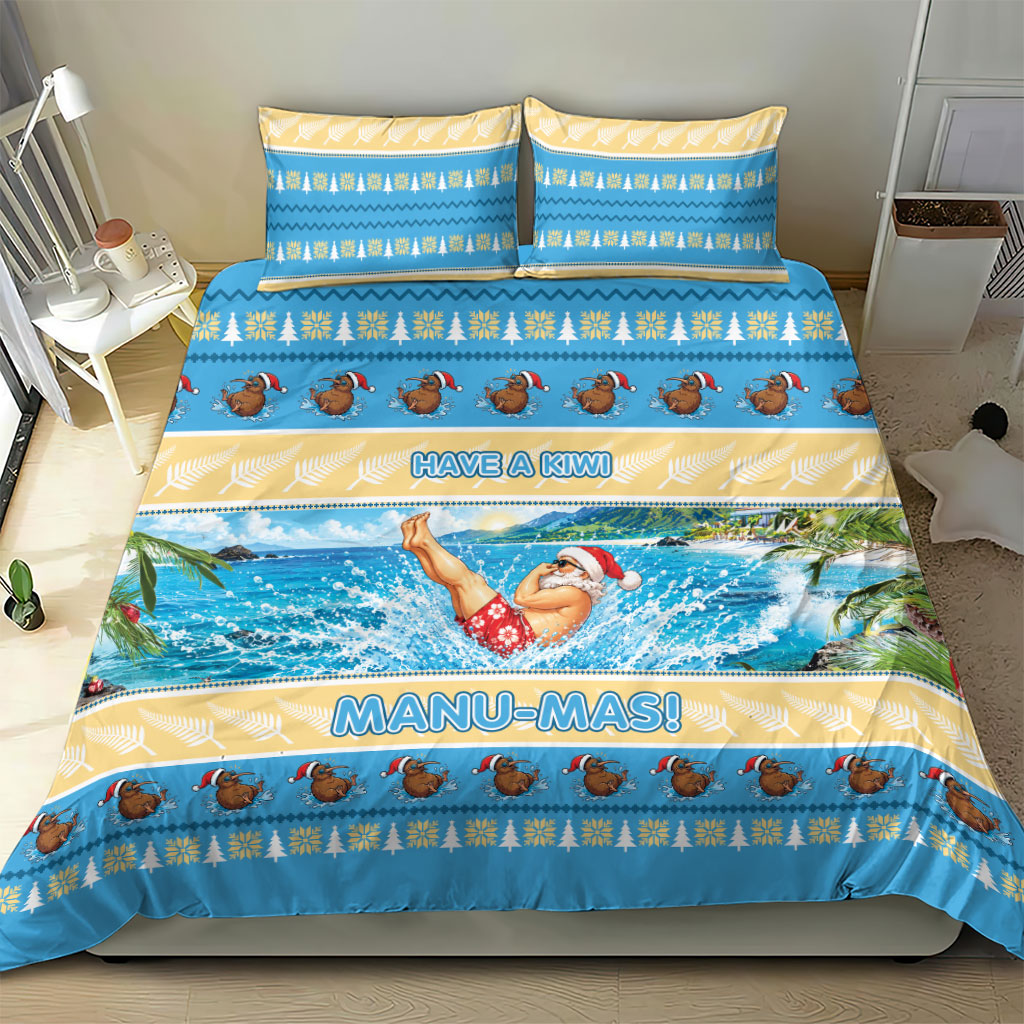 New Zealand Christmas Bedding Set Have A Kiwi Manu-Mas LT05 - Polynesian Pride