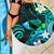 Hawaii Humuhumu Reef Triggerfish Beach Blanket Turquoise With Plumeria LT05 - Polynesian Pride
