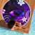 Hawaii Humuhumu Reef Triggerfish Beach Blanket Violet With Plumeria LT05 - Polynesian Pride