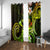 Hawaii Humuhumu Reef Triggerfish Window Curtain Reggae With Plumeria LT05 With Grommets Reggae - Polynesian Pride