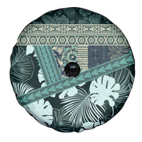 Hawaii Plant Kalo Spare Tire Cover Hawaiian Tapa Pattern LT05 - Polynesian Pride