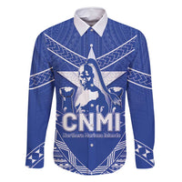 Northern Mariana Islands Family Matching Off Shoulder Maxi Dress and Hawaiian Shirt Chamorro Warrior Tribal Pattern