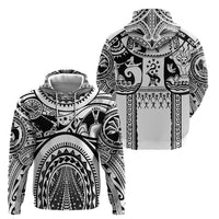 Polynesia Maui Tattoo Inspired Hoodie White Version LT05 - Polynesian Pride