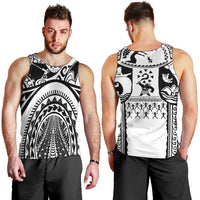 Polynesia Maui Tattoo Inspired Men Tank Top White Version