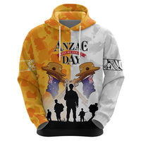 Australia And New Zealand ANZAC Day Hoodie Lest We Forget LT05 - Polynesian Pride