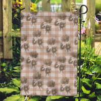 Brown Palaka Hawaii Garden Flag Hawaiian Lehua Blossoms