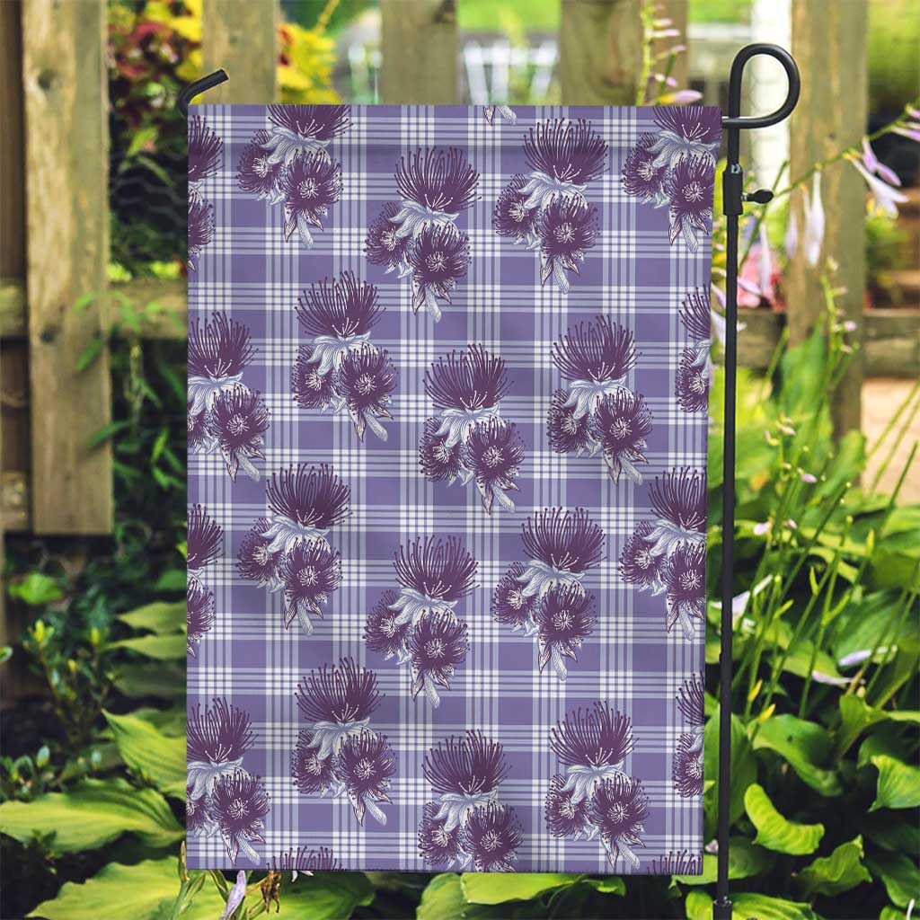 Purple Palaka Hawaii Garden Flag Hawaiian Lehua Blossoms