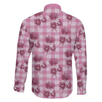 Pink Palaka Hawaii Family Matching Mermaid Dress and Hawaiian Shirt Hawaiian Lehua Blossoms LT05 - Polynesian Pride