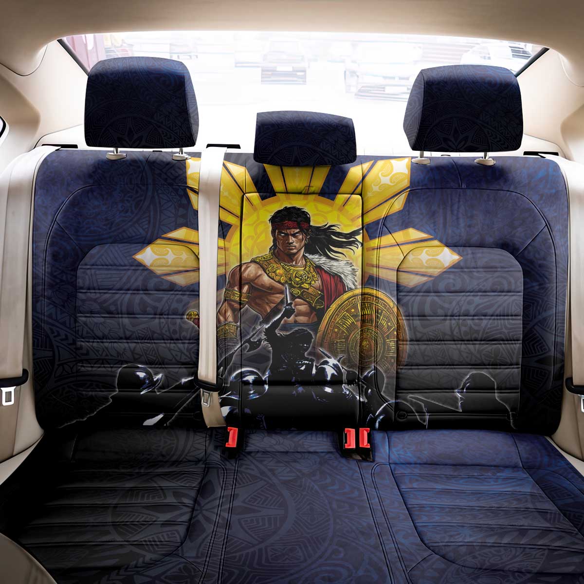 Philippines The First Hero Back Car Seat Cover Lapu Lapu Know Your Roots
