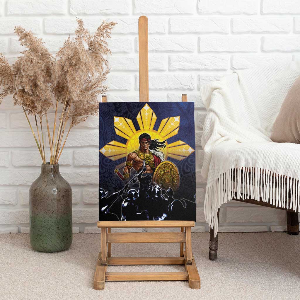 Philippines The First Hero Canvas Wall Art Lapu Lapu Know Your Roots
