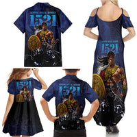 Philippines The First Hero Family Matching Summer Maxi Dress and Hawaiian Shirt Lapu Lapu Know Your Roots