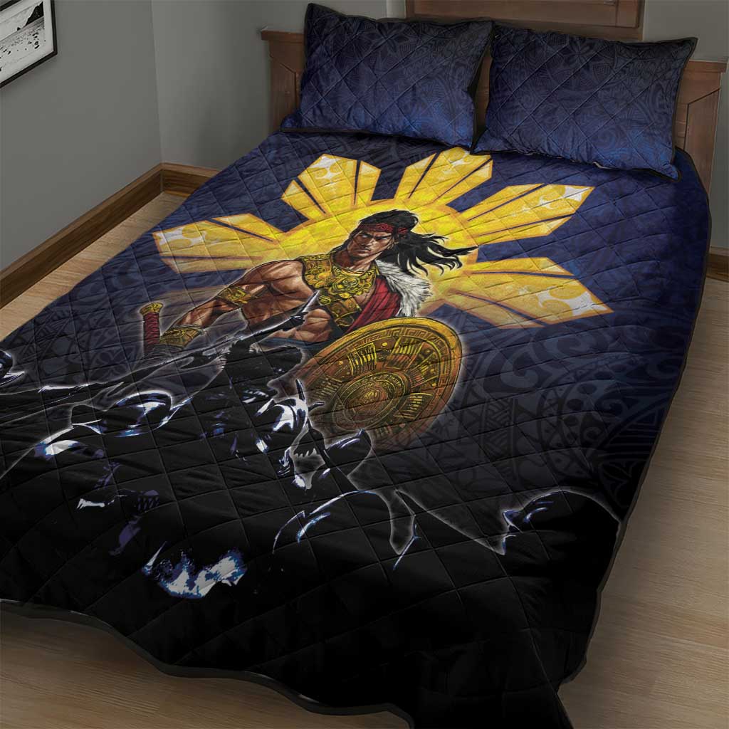 Philippines The First Hero Quilt Bed Set Lapu Lapu Know Your Roots