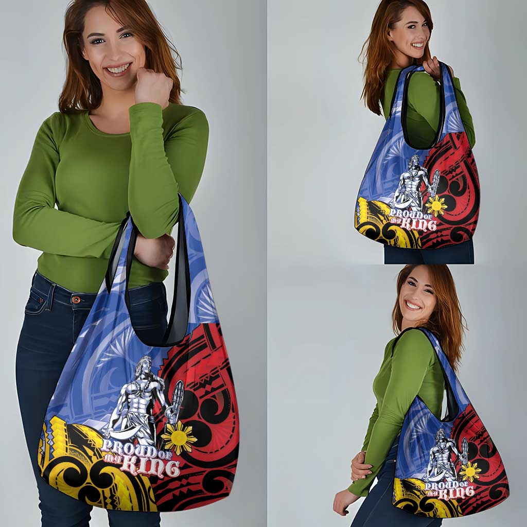 Philippines Lapu-Lapu Grocery Bag Proud Of My King