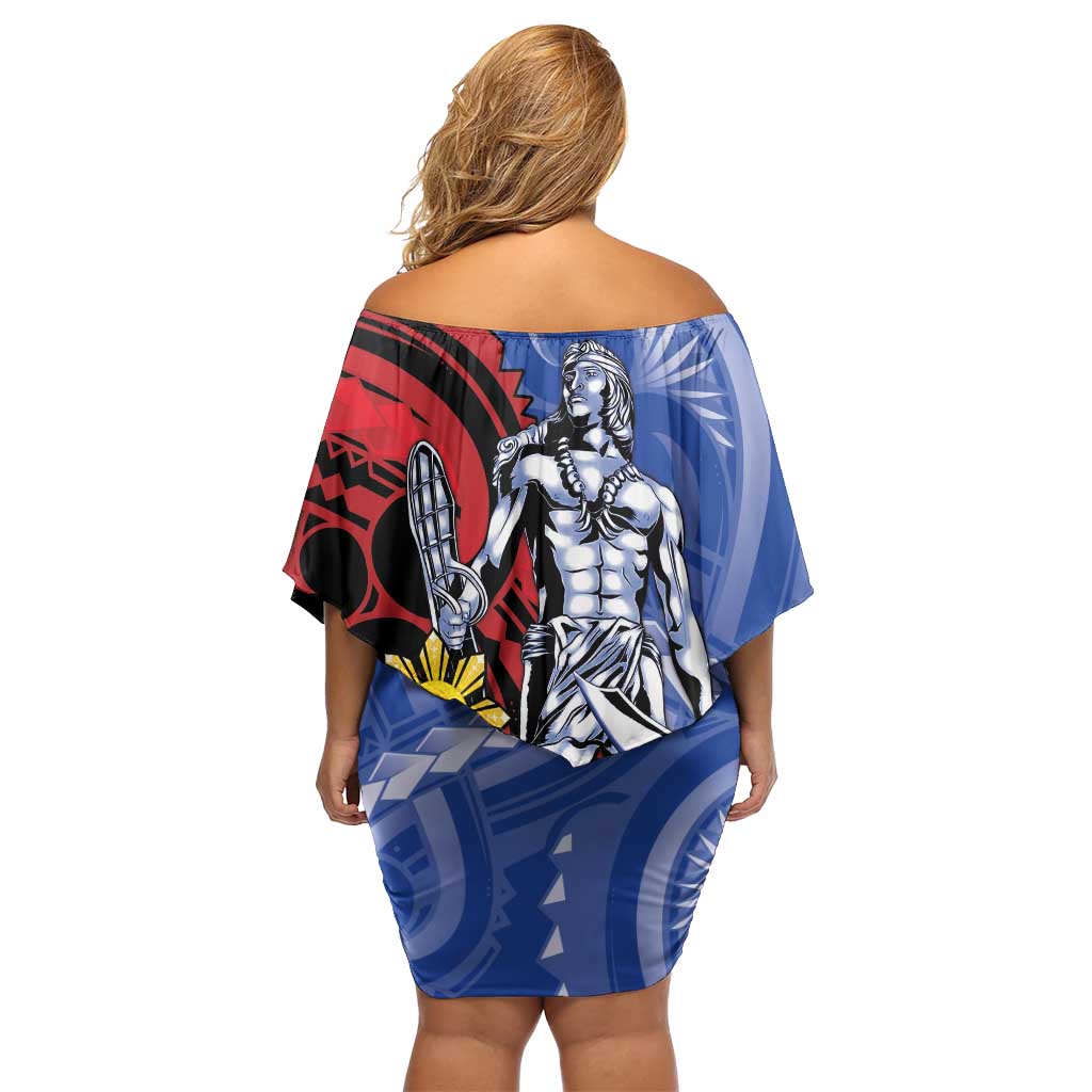 Philippines Lapu-Lapu Off Shoulder Short Dress Proud Of My King