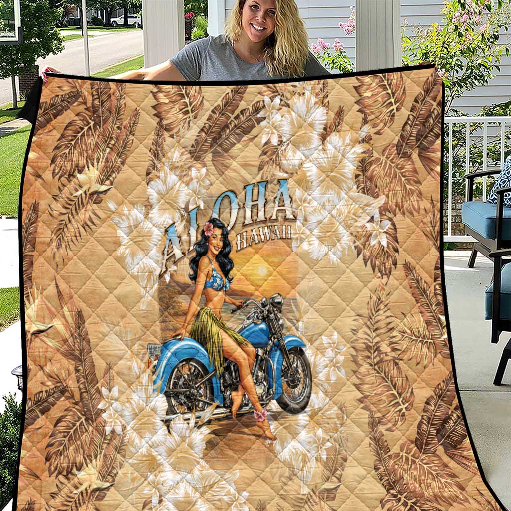 Aloha Hawaii Biker Quilt Ride To Paradise
