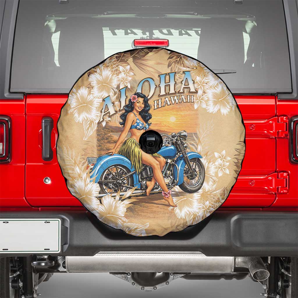 Aloha Hawaii Biker Spare Tire Cover Ride To Paradise