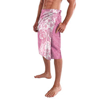 Polynesian Women's Day Lavalava Pink Hibiscus Flowers With Polynesian Pattern