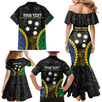 Personalised South Sea Islanders And Gilbert Islands Family Matching Mermaid Dress and Hawaiian Shirt Kanakas Polynesian Pattern LT05 - Polynesian Pride