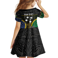 Personalised South Sea Islanders And New Caledonia Family Matching Off The Shoulder Long Sleeve Dress and Hawaiian Shirt Kanakas Polynesian Pattern LT05 - Polynesian Pride