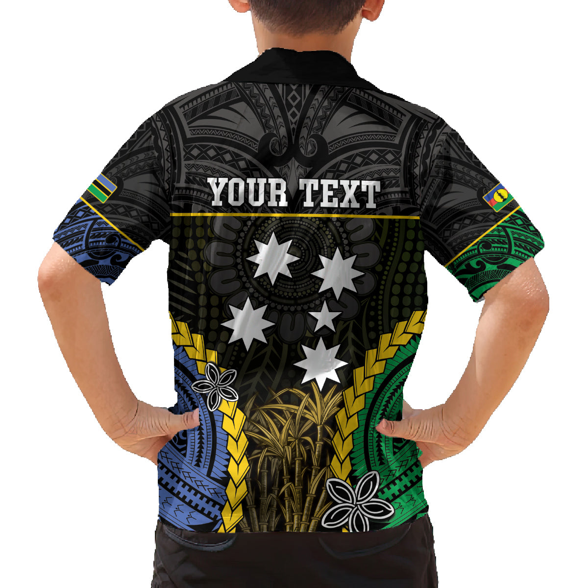 Personalised South Sea Islanders And New Caledonia Family Matching Summer Maxi Dress and Hawaiian Shirt Kanakas Polynesian Pattern LT05 - Polynesian Pride