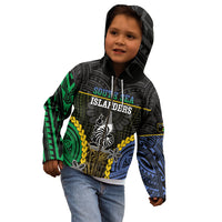 Personalised South Sea Islanders And New Caledonia Kid Hoodie Kanakas Polynesian Pattern LT05 - Polynesian Pride