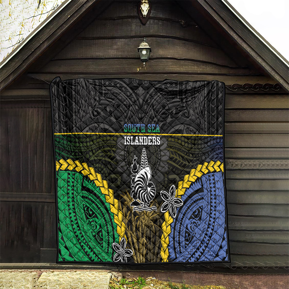 South Sea Islanders And New Caledonia Quilt Kanakas Polynesian Pattern