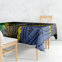 South Sea Islanders And New Caledonia Tablecloth Kanakas Polynesian Pattern