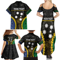 Personalised South Sea Islanders And New Ireland Family Matching Summer Maxi Dress and Hawaiian Shirt Kanakas Polynesian Pattern LT05 - Polynesian Pride