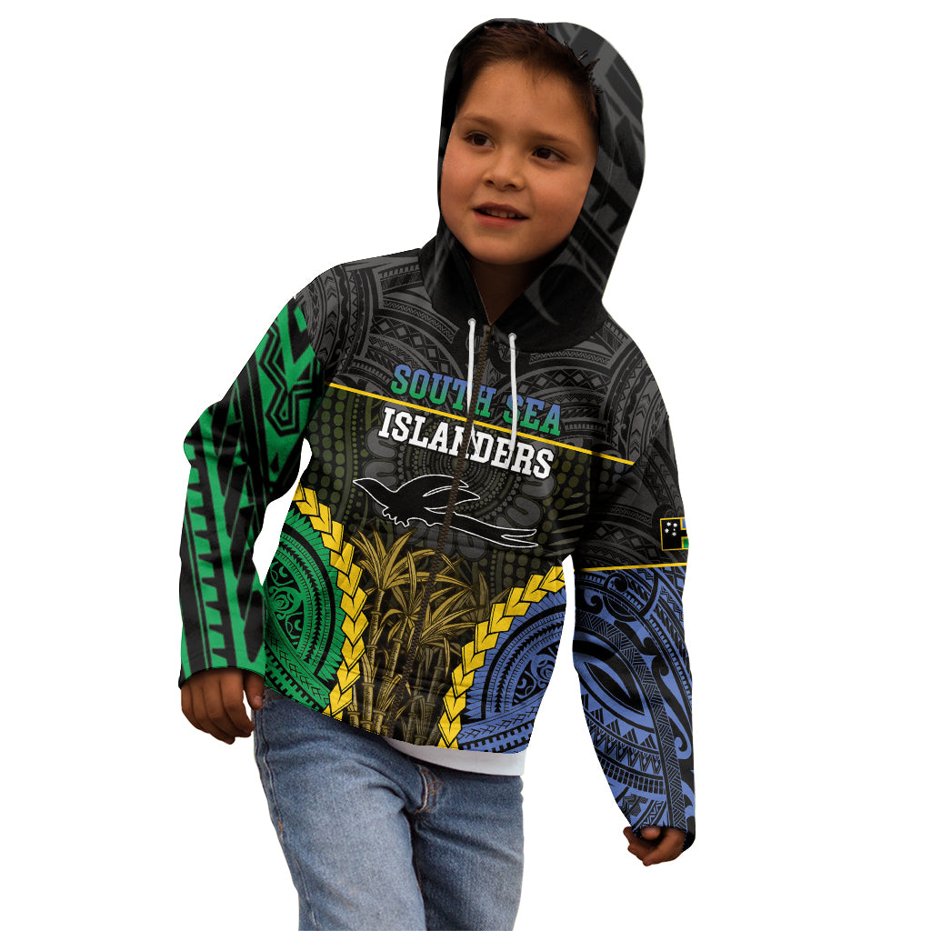 Personalised South Sea Islanders And New Ireland Kid Hoodie Kanakas Polynesian Pattern