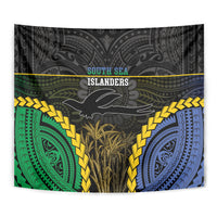 South Sea Islanders And New Ireland Tapestry Kanakas Polynesian Pattern