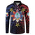 Philippines Guam Button Sweatshirt Filipino Sun With Guaman Seal