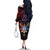 Philippines Guam Family Matching Off The Shoulder Long Sleeve Dress and Hawaiian Shirt Filipino Sun With Guaman Seal