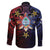 Philippines Guam Family Matching Puletasi and Hawaiian Shirt Filipino Sun With Guaman Seal